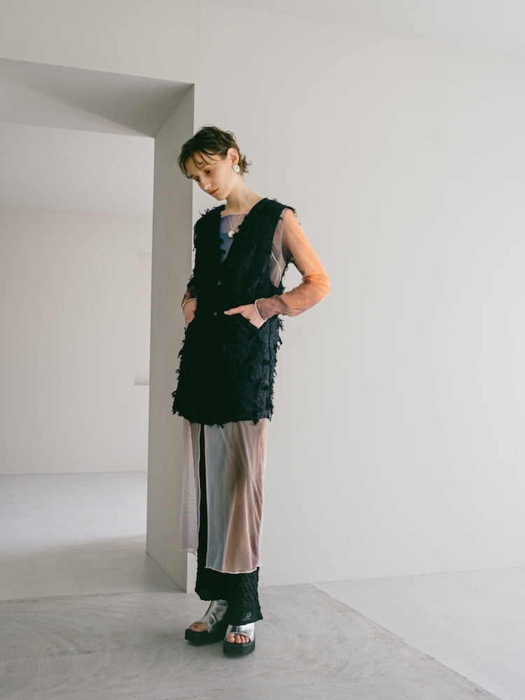 Cut Jacquard Vest｜カットジャガードベスト – MARTE