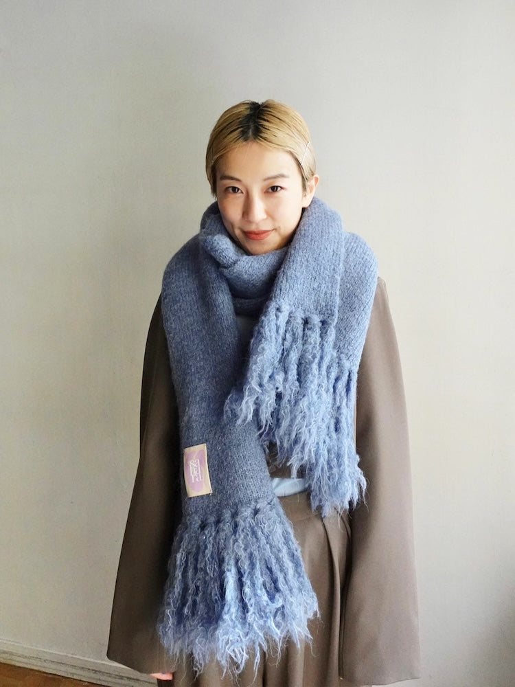 Shaggy Wool Muffler｜ウールロングマフラー – MARTE