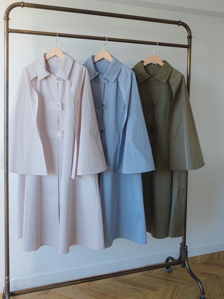 2way Sleeve A-line Coat