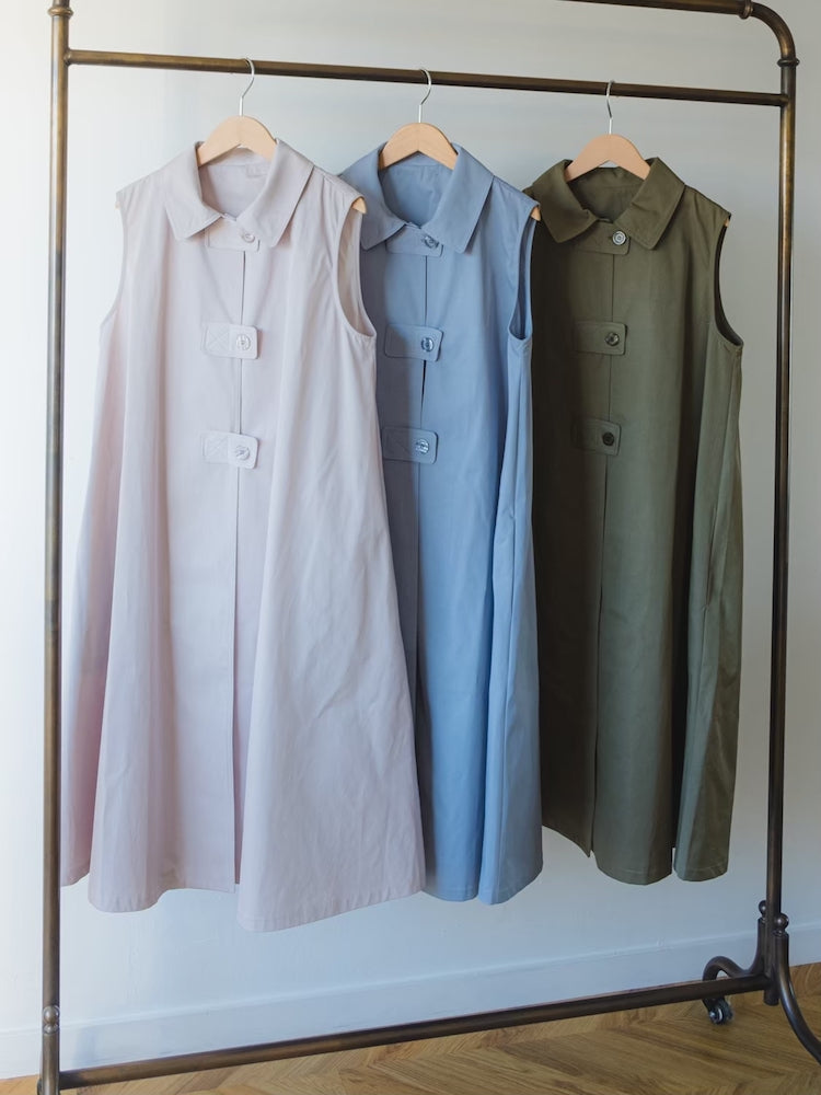 2way Sleeve A-line Coat