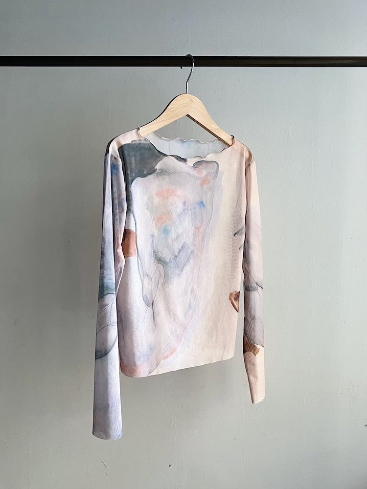 Sheer Top / 08Nude