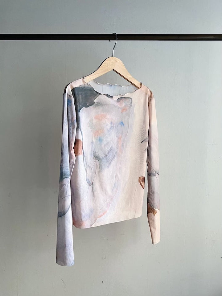 Sheer Top / 08Nude