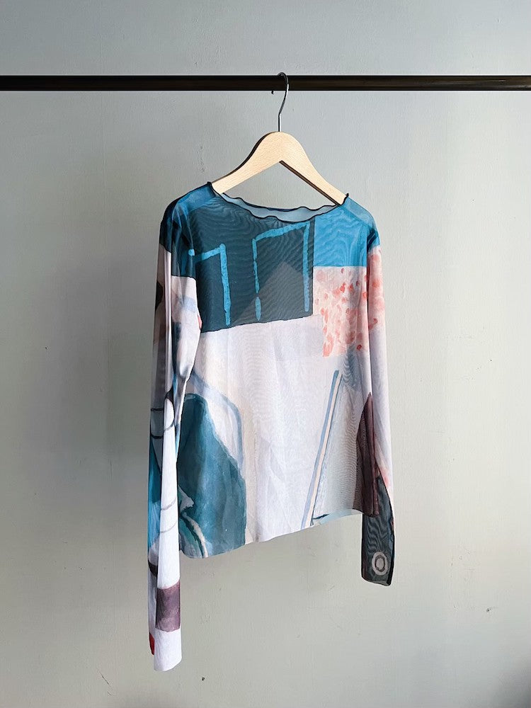 Sheer Top / 09Blue Room – MARTE