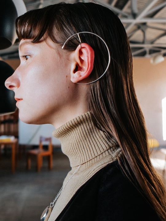 Snake Circle Earcuff