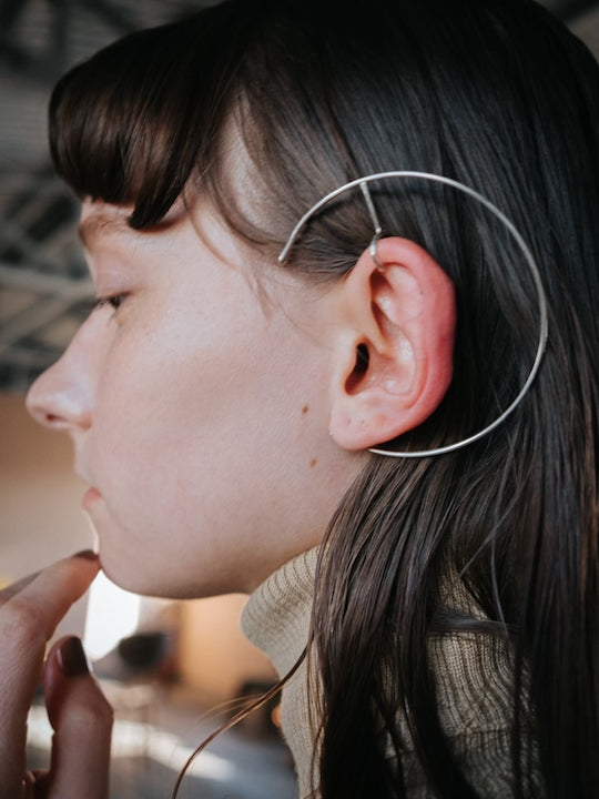 Snake Circle Earcuff