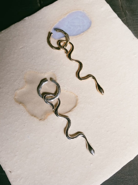 Ancient Snake Earcuff