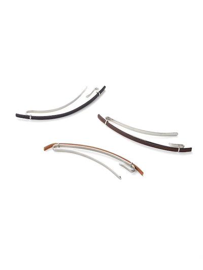 Leather Line Hair Pin