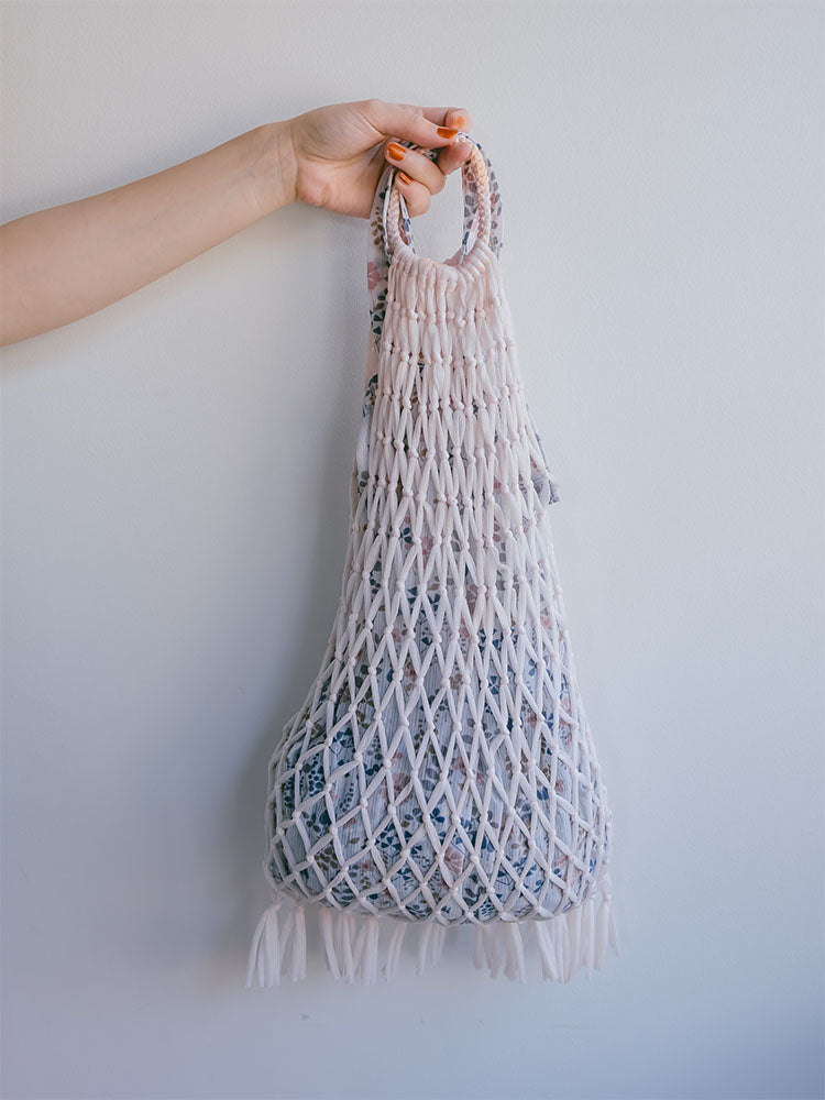 Crochet & Nylon Bag Set / 1