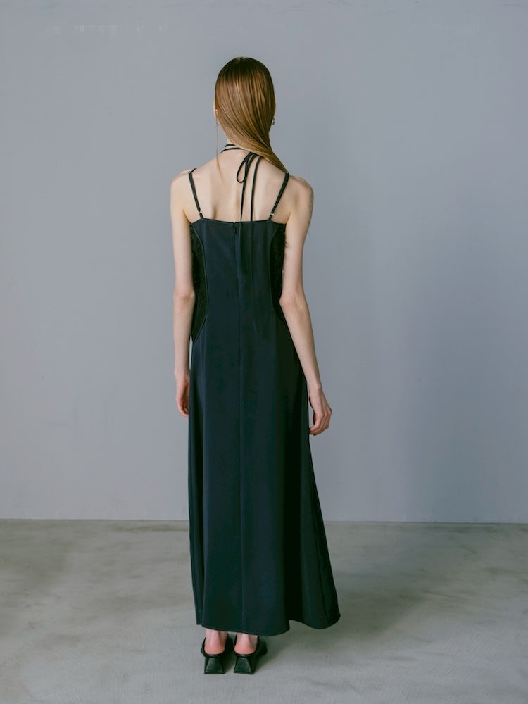 Lace Inset Camisole Dress｜レース切り替えキャミソールワンピース