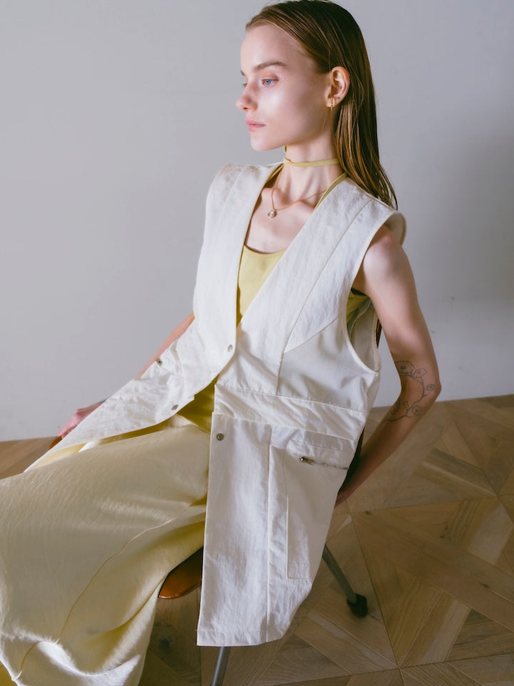 モデル身長：167cm / カラー：Ivory