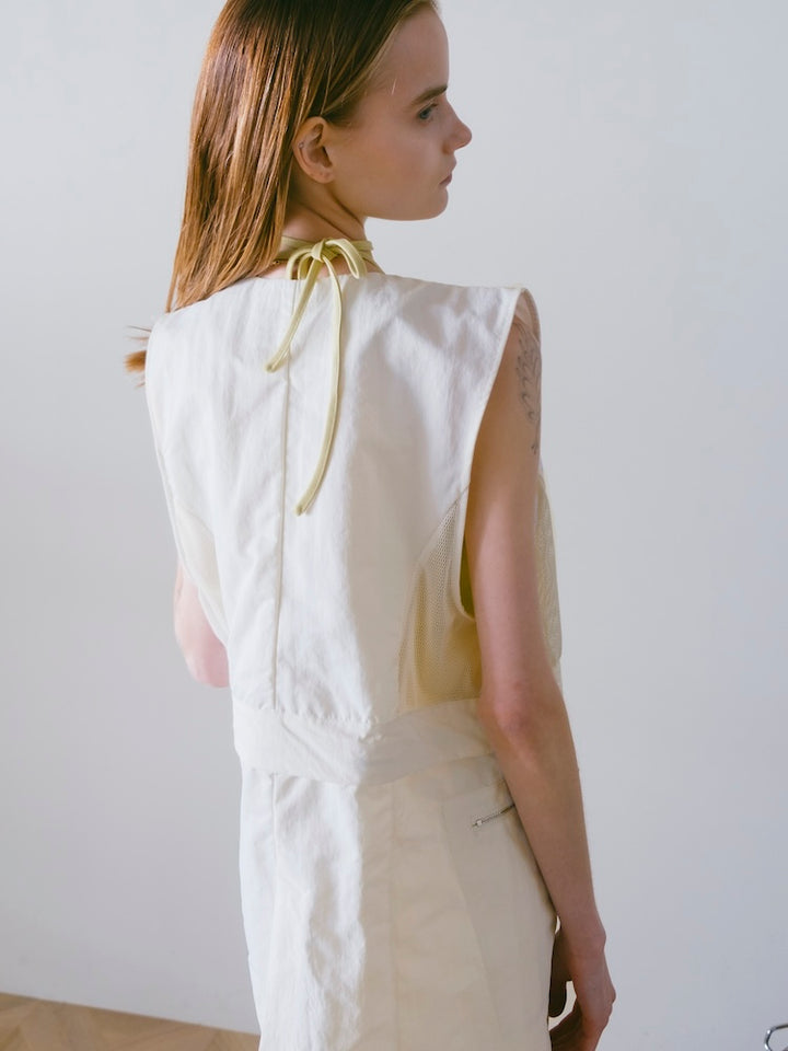 モデル身長：167cm / カラー：Ivory