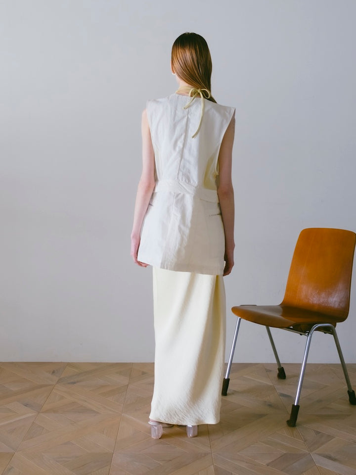 モデル身長：167cm / カラー：Ivory