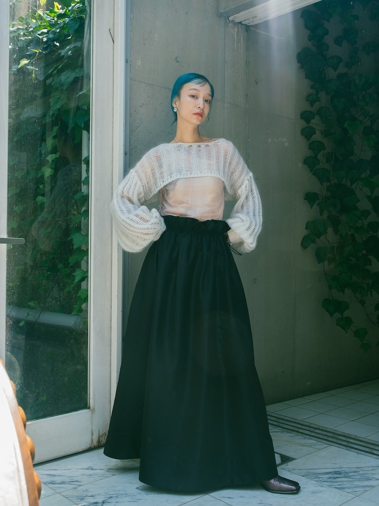 【売り切り御免！】 Mohair Kid Cropped MARTE – Pullover｜ショート丈モヘアニット Knit トップス