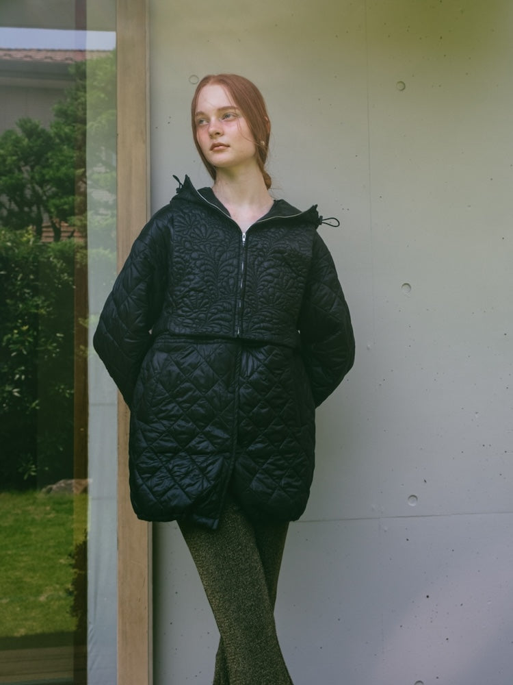 ジャケット・アウター MARTE Nature Line Quilting Jacket Vest Flower Vest 2way Quilting Coat – MARTE