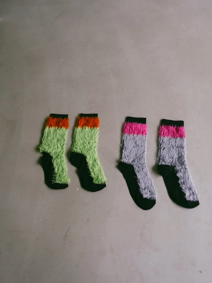FRINGE 3COLOR BLOCK SOCKS