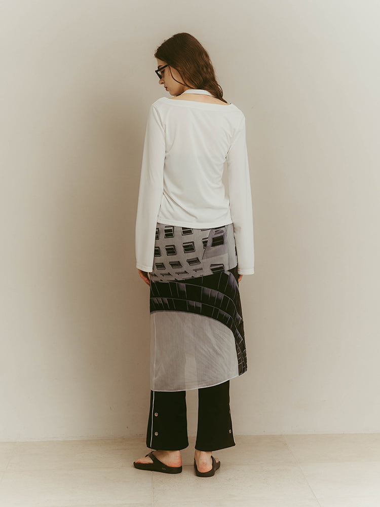 Architectural Scarf｜大判アーキテクチュラルスカーフ – MARTE