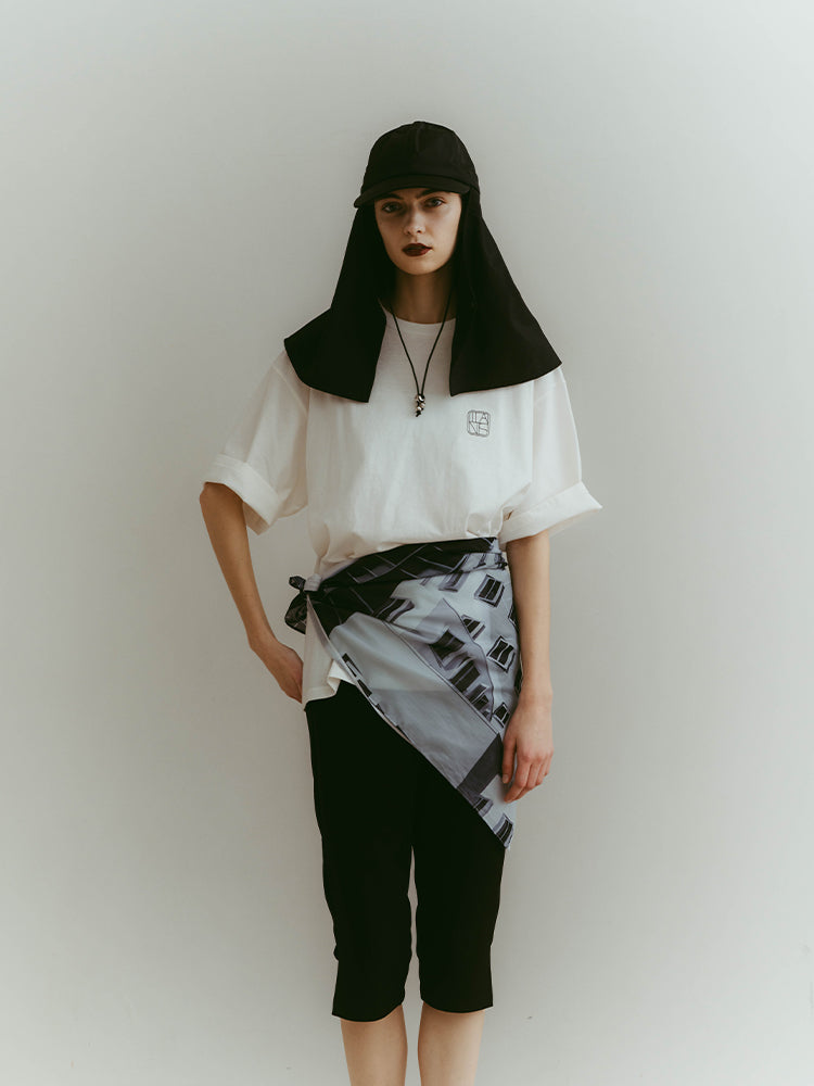 モデル身長：176cm / カラー：OffWhite / 着用サイズ：F