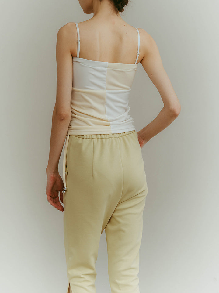 モデル身長：176cm / カラー：Ivory×Cream