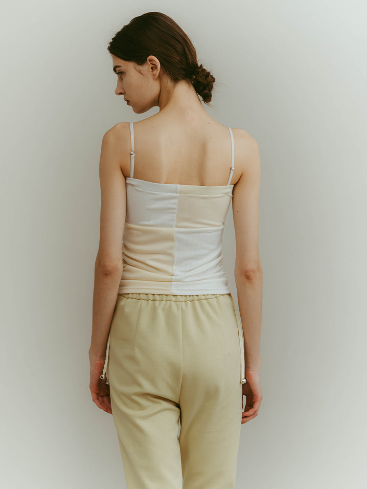 モデル身長：176cm / カラー：Ivory×Cream