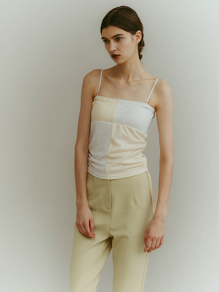 モデル身長：176cm / カラー：Ivory×Cream