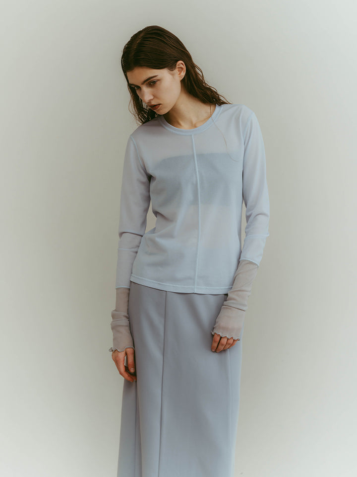 モデル身長：176cm / カラー：LightBlue