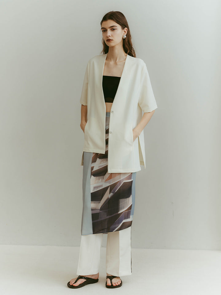 モデル身長：176cm / カラー：OffWhite