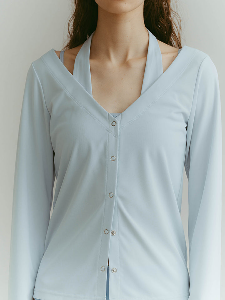 モデル身長：176cm / カラー：LightBlue