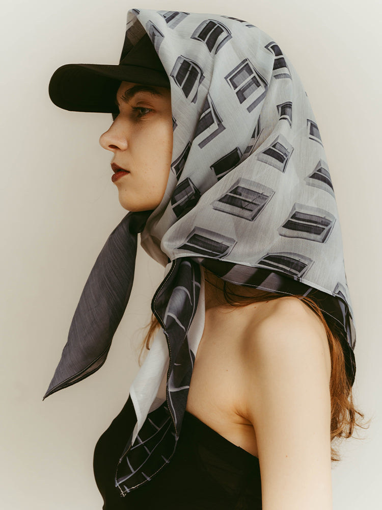 Architectural Scarf｜大判アーキテクチュラルスカーフ – MARTE