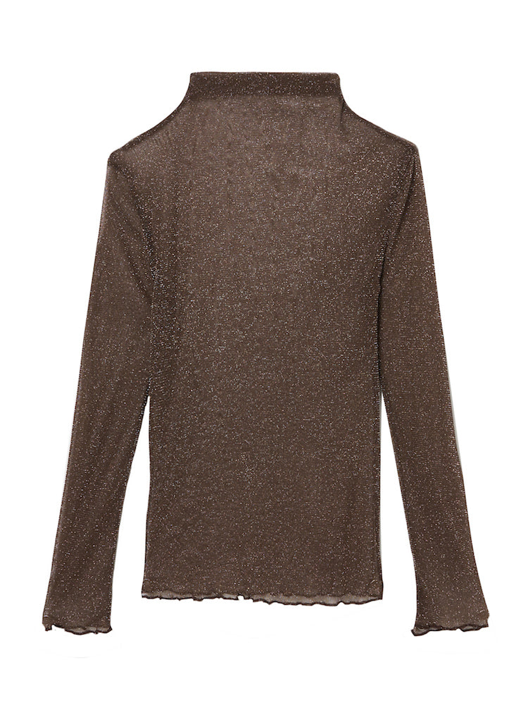 Glitter Sheer Top｜グリッターラメシアートップス – MARTE