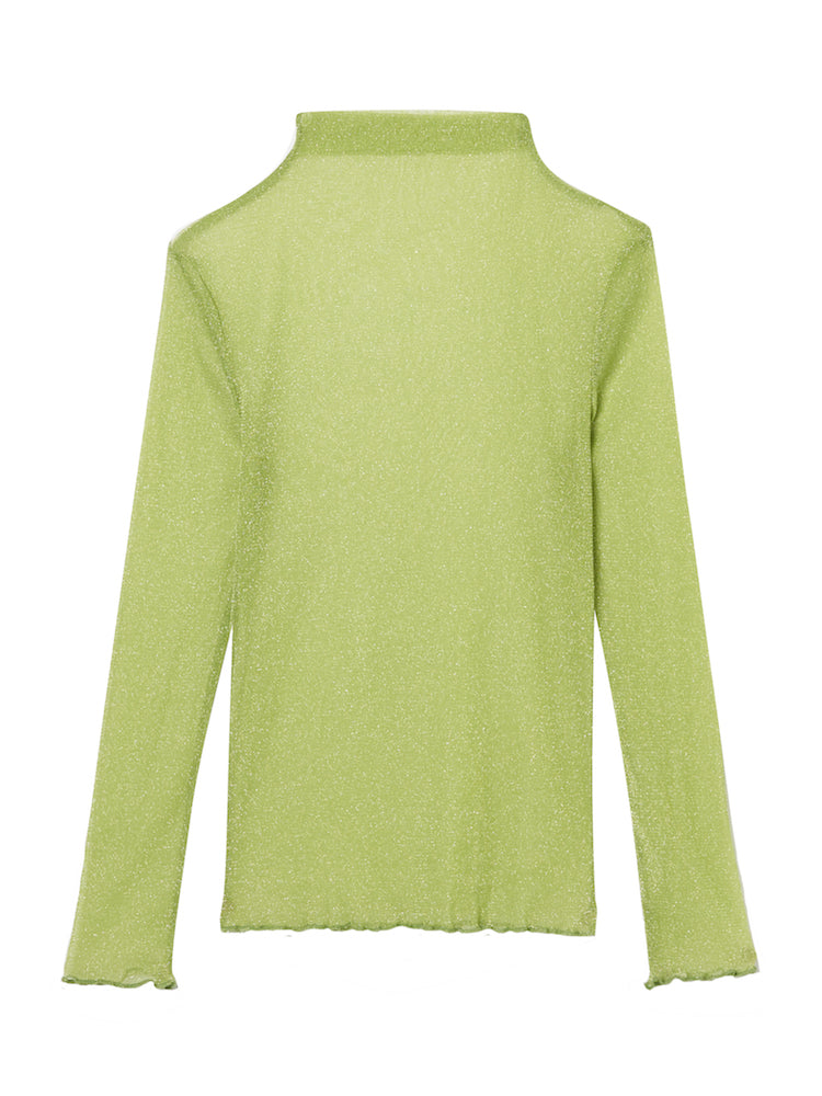 Glitter Sheer Top｜グリッターラメシアートップス – MARTE