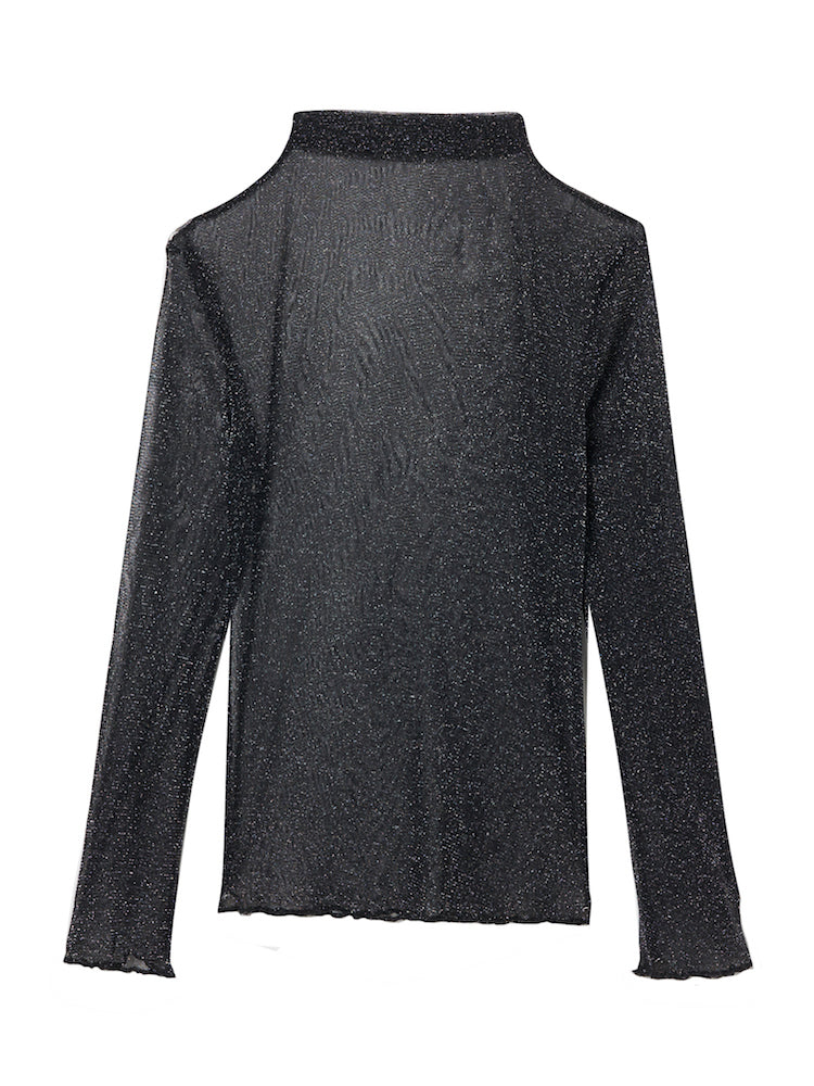 Glitter Sheer Top｜グリッターラメシアートップス – MARTE