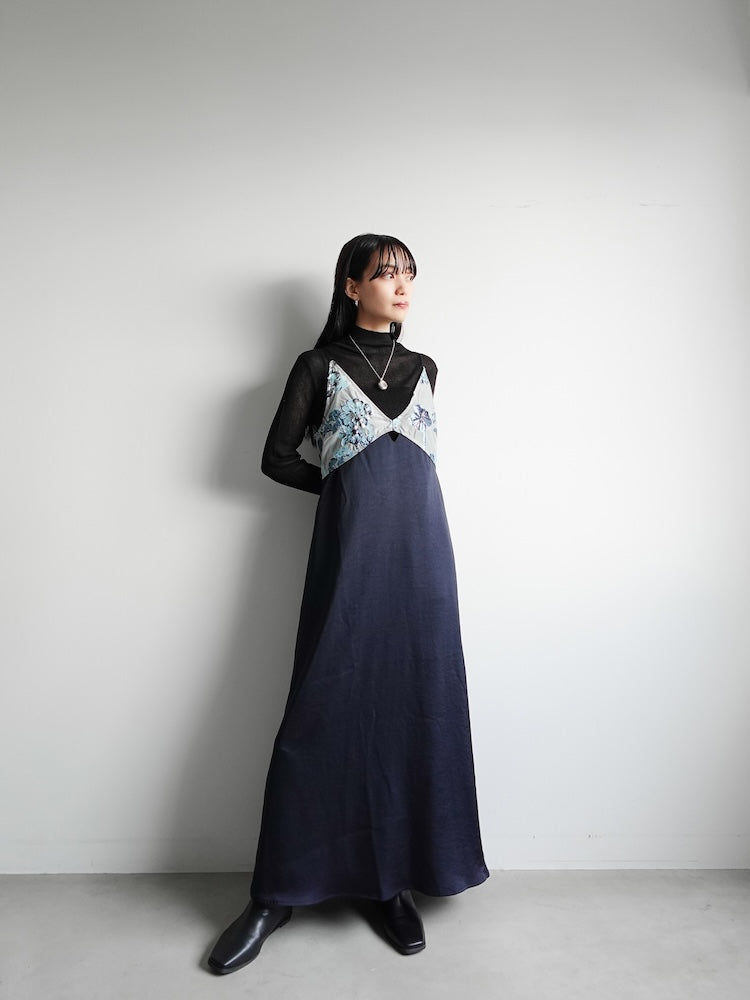 Jacquard Layered Camisole Dress – MARTE