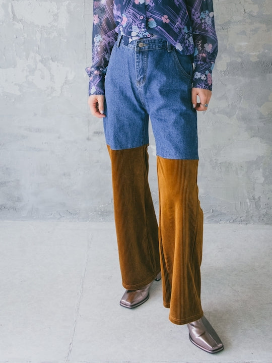 Denim Docking Pants / Brown