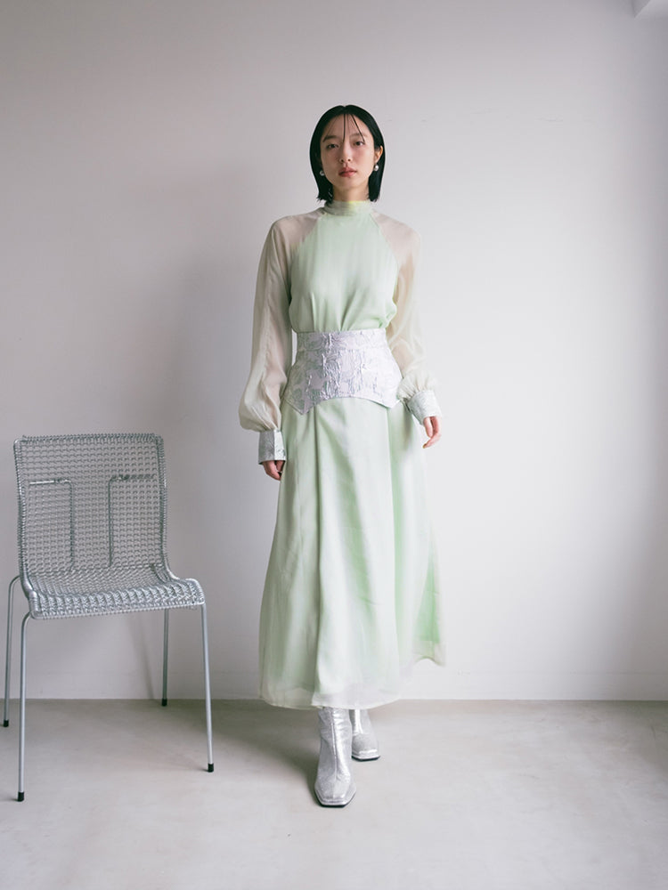 2way Jacquard Belt Dress