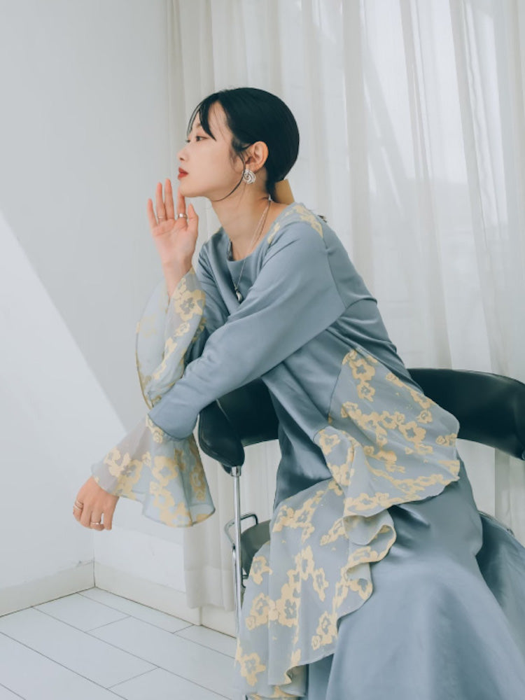 Flower Flare Docking Dress – MARTE