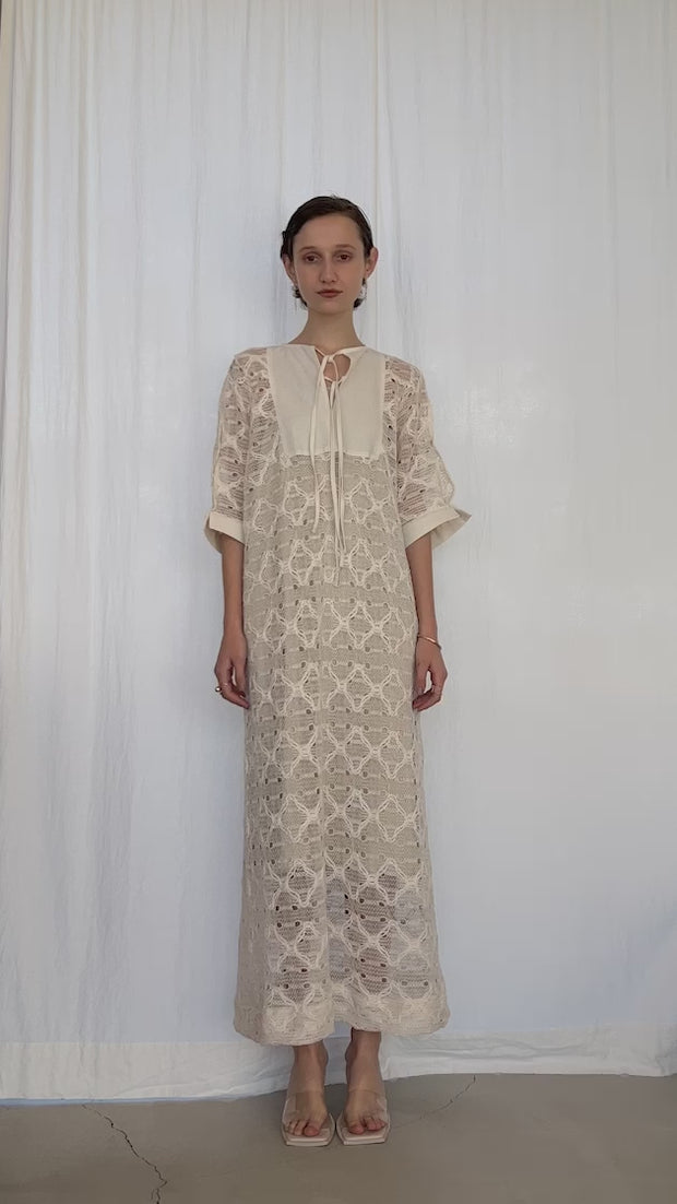 Crochet Lace Dress｜クロシェ編みレースドレス – MARTE