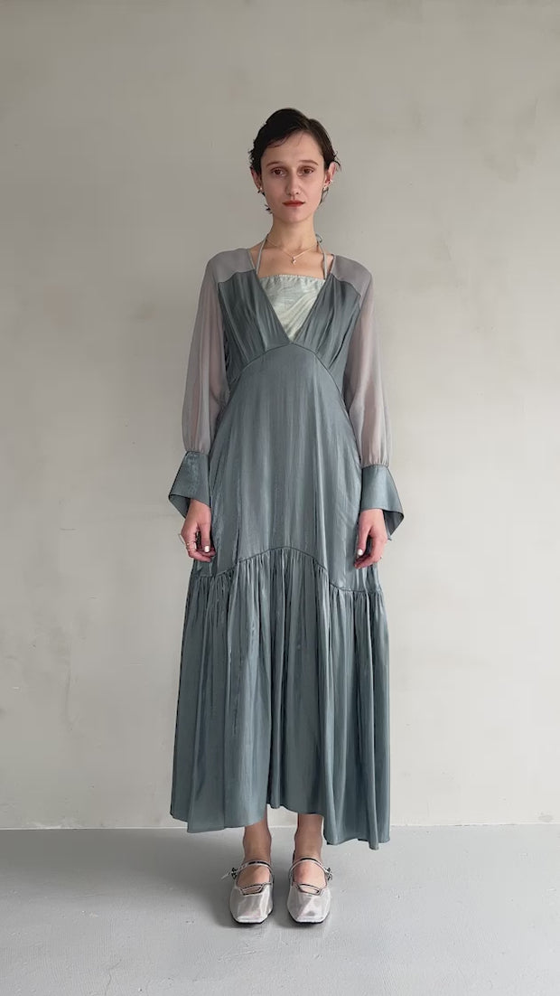 LUSTER TIERED LAYERED DRESS レディース