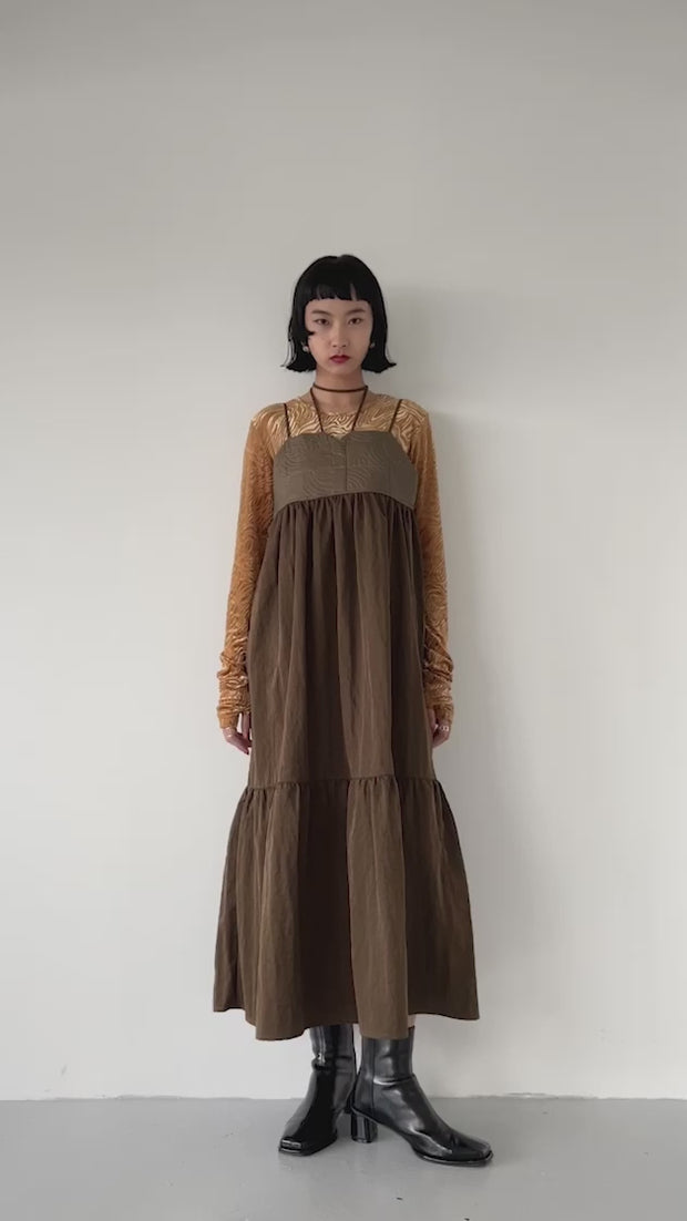 Quilt Switching Dress｜キルトキャミワンピース – MARTE