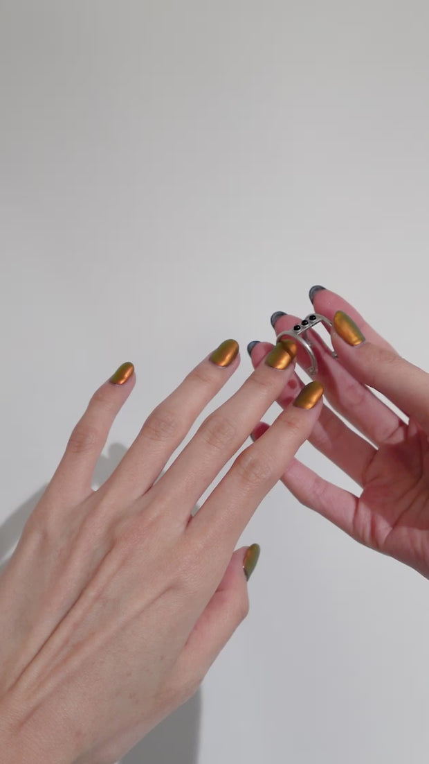2way 3stone Ring｜大人気シルバーリング – MARTE