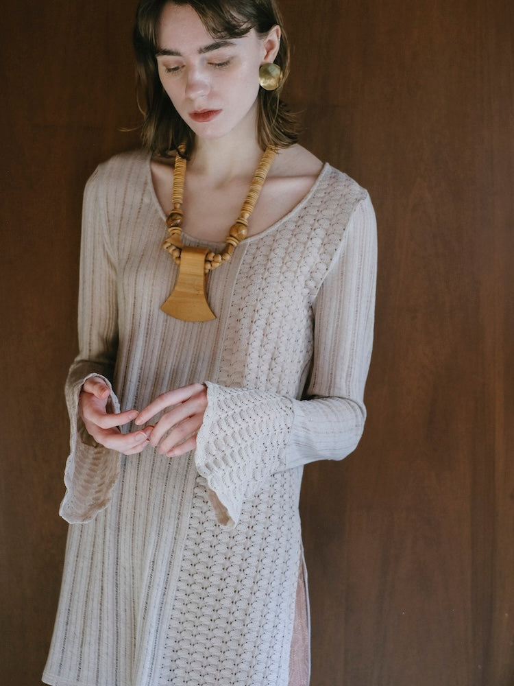 モデル身長：170cm / カラー：Ivory