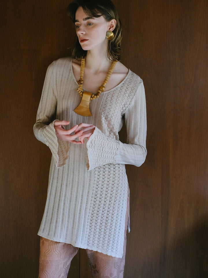 モデル身長：170cm / カラー：Ivory