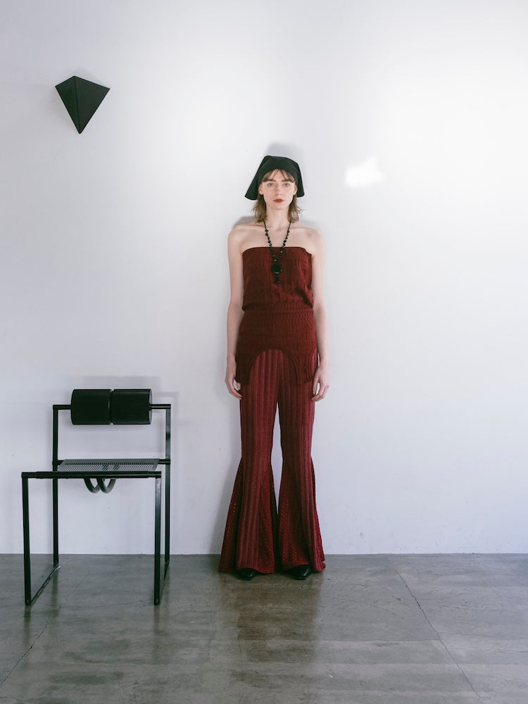 モデル身長：170cm / カラー：Bordeaux