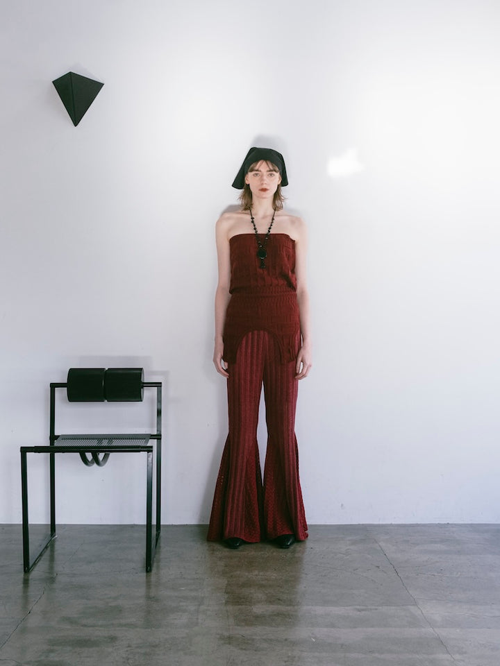 モデル身長：170cm / カラー：Bordeaux