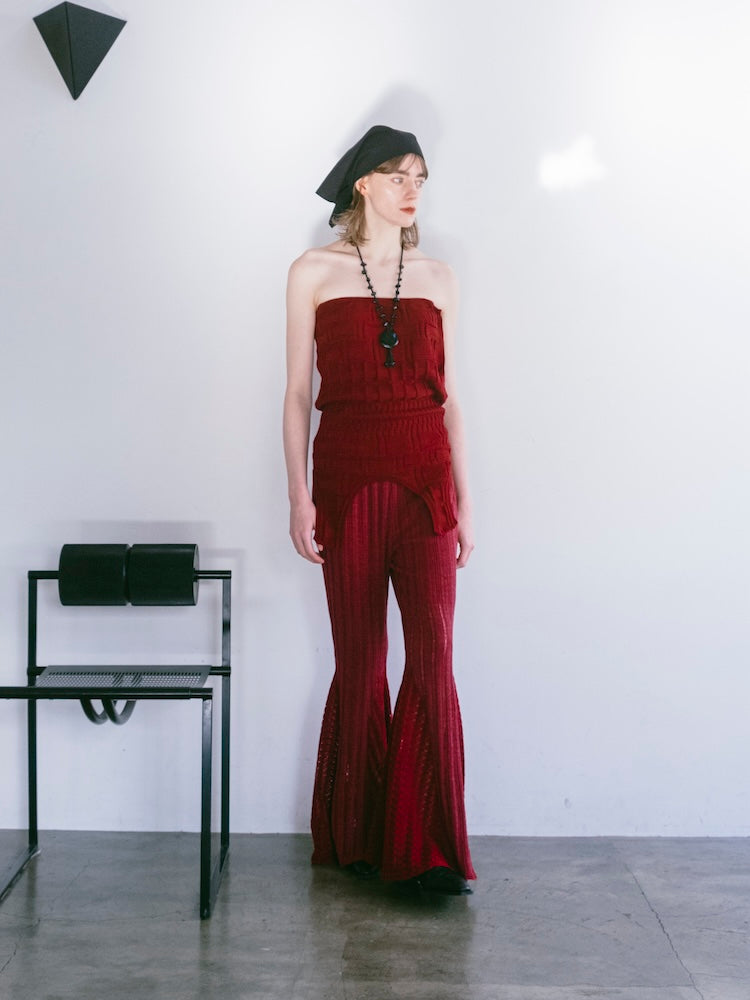 モデル身長：170cm / カラー：Bordeaux