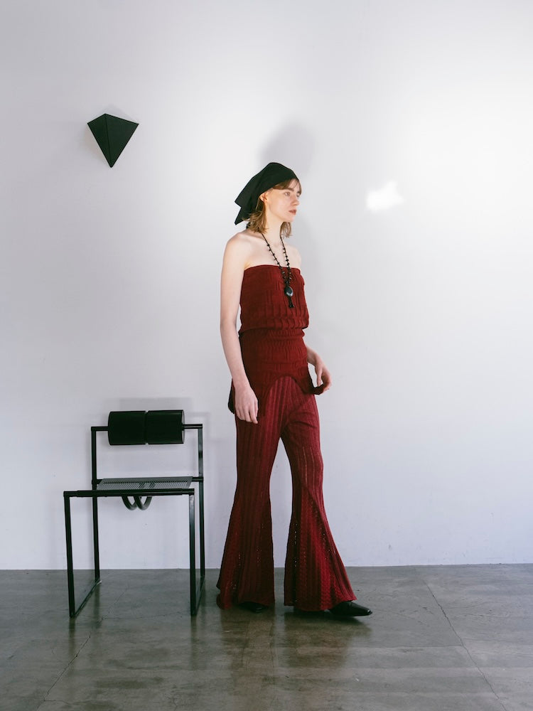 モデル身長：170cm / カラー：Bordeaux