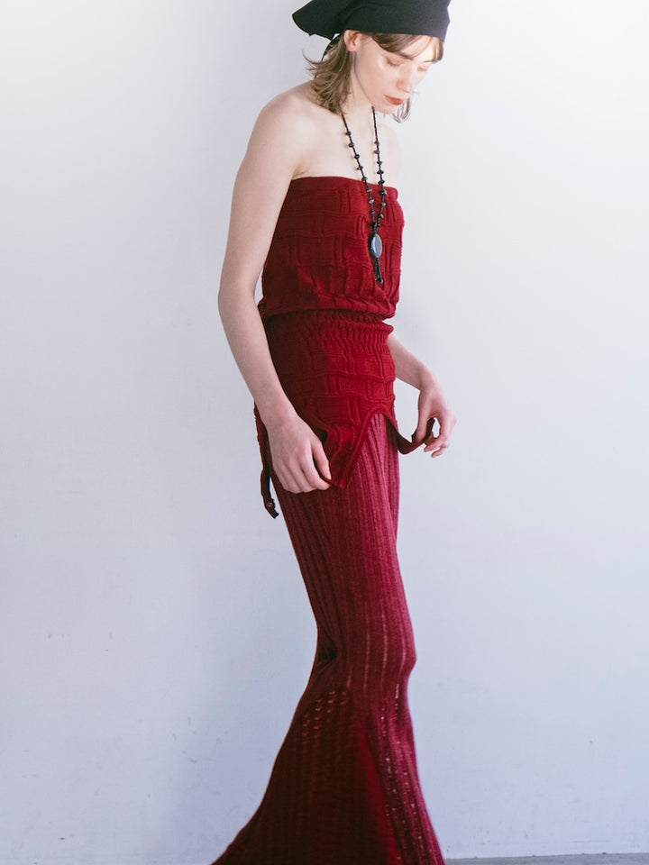 モデル身長：170cm / カラー：Bordeaux