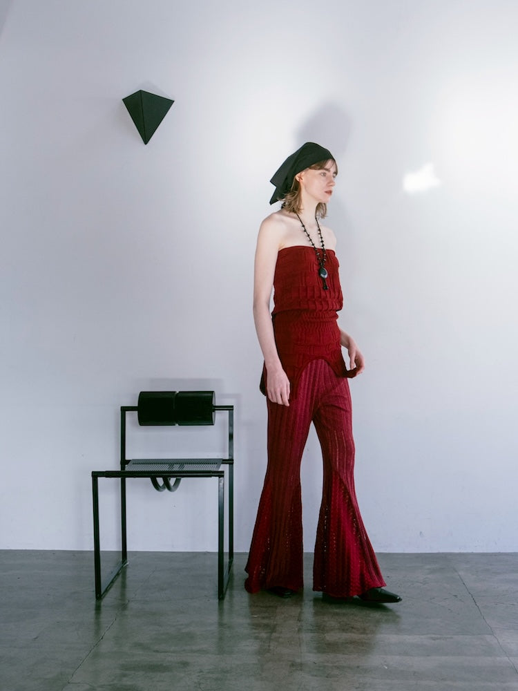 モデル身長：170cm / カラー：Bordeaux