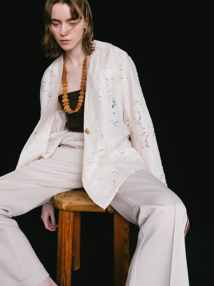 モデル身長：170cm / カラー：Ivory