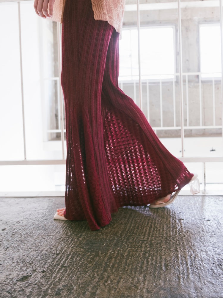 モデル身長：170cm / カラー：Bordeaux