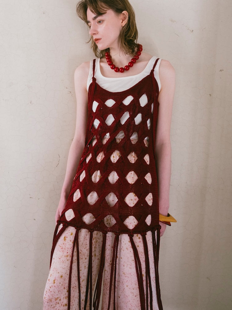 モデル身長：170cm / カラー：Bordeaux